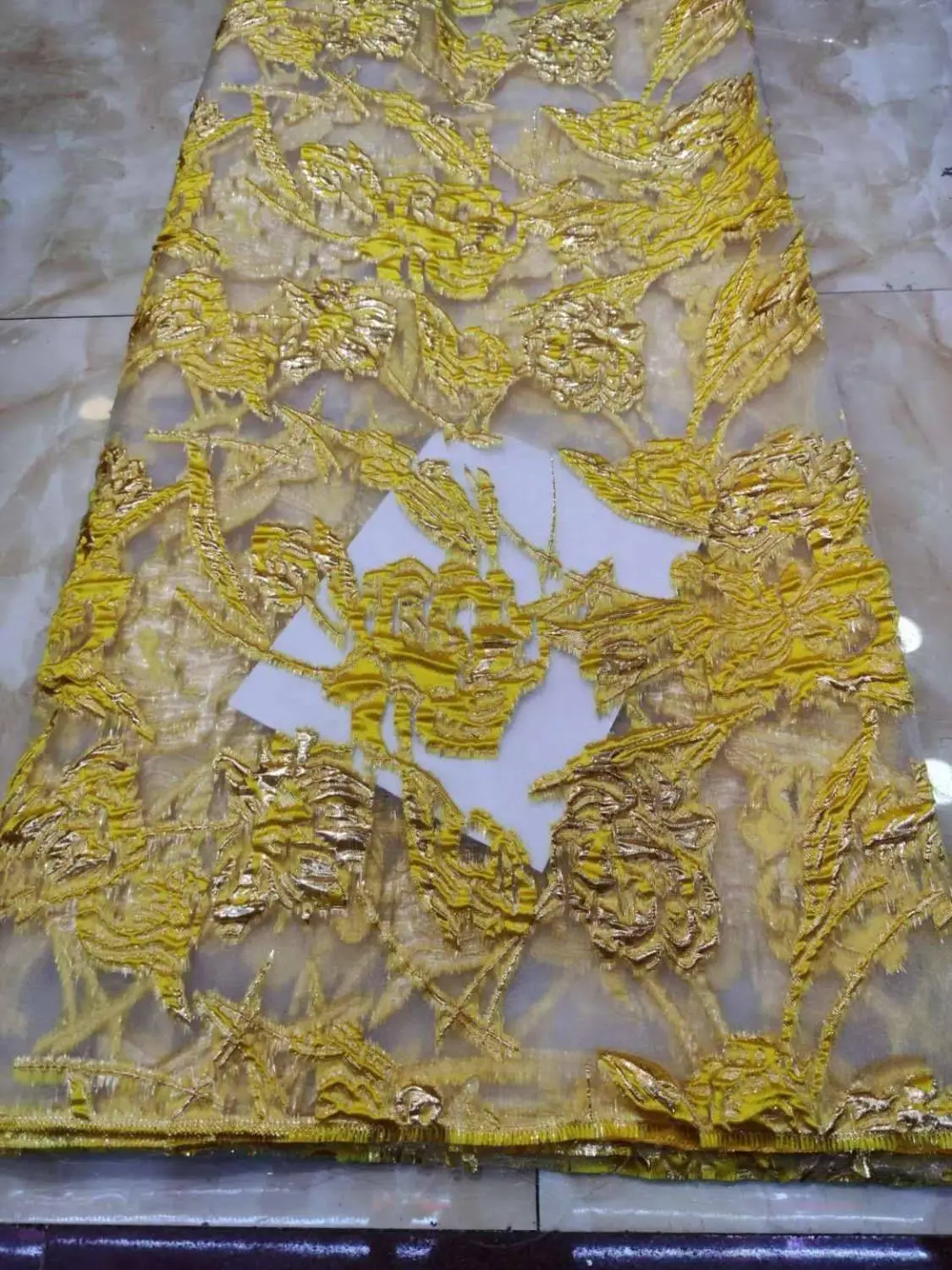 Африканская кружевная ткань высокого качества из органзы с блестками и вышивкой