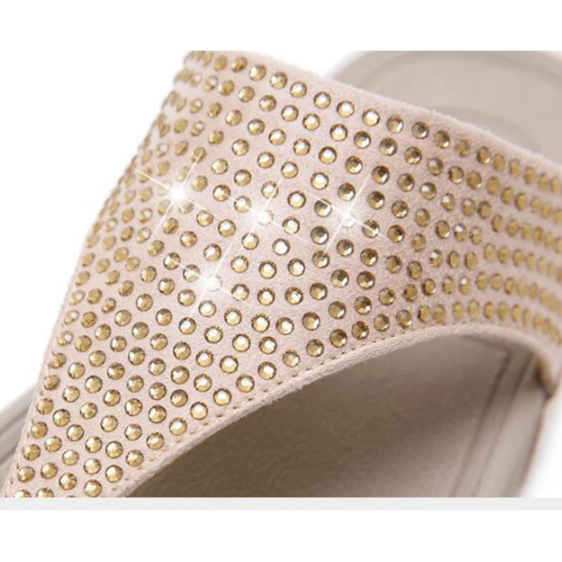 

Women Slippers Flip Flops Summer Slides Women Shoes Crystal Diamond Women Bling Sandals Casual Shoes platform Woman shoes