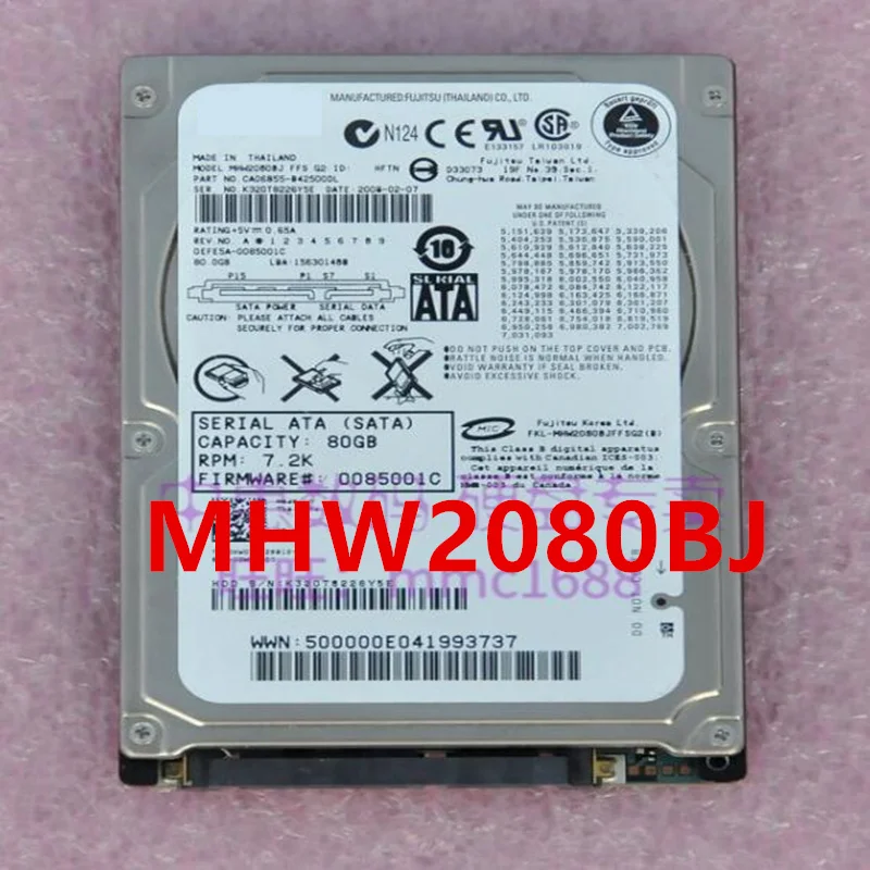 95% New Original HDD For Fujitsu 80GB 2.5