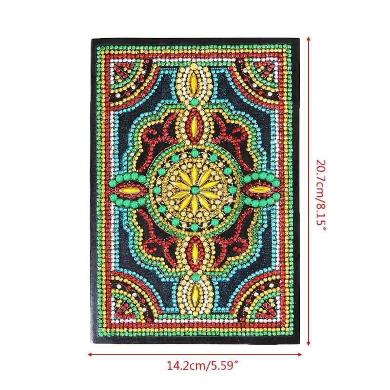 

50 Pages Diamond Painting Notebook DIY Mandala Special Shaped Embroidery Cross Stitch A5 Diary Book Craft