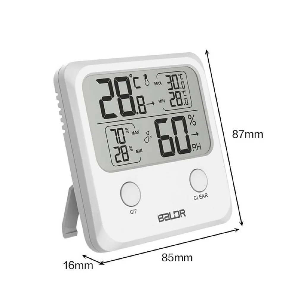 Умный электронный термометр внутренняя температура фотоинструменты монитор