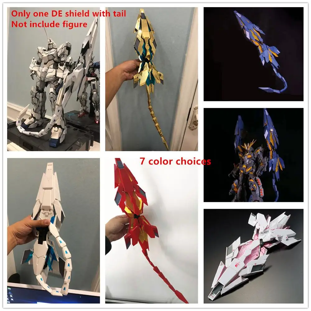 Модель MGJ экран с хвостом для Bandai 1/60 PG RX 0 Unicorn Banshee Phenex FA Plan B Gundam DM025|Игровые фигурки