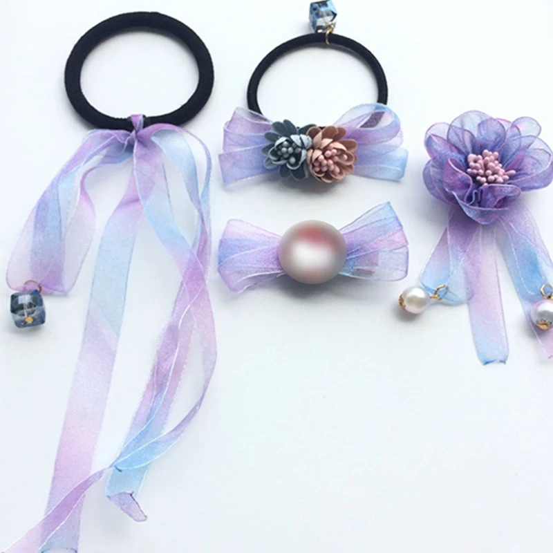 Лента из органзы с градиентом 10 ярдов/партия мм | Дом и сад