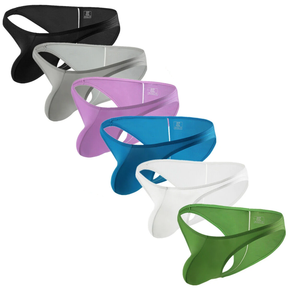 

Мужское сексуальное нижнее белье с заниженной талией, шелковые мужские трусы, трусы, бикини, обтягивающие дышащие трусы, шелковые трусы для мужчин