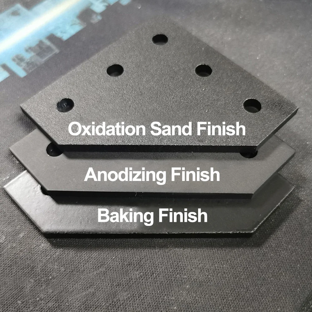 Черная плата с 5 отверстиями и угловым соединением 90 градусов угловой кронштейн