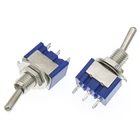 Миниатюрный тумблер, 5 шт.лот, мини-переключатель с 3 контактами вкл.выкл., SPDT, 6A, 125 В3 А, 250 В.