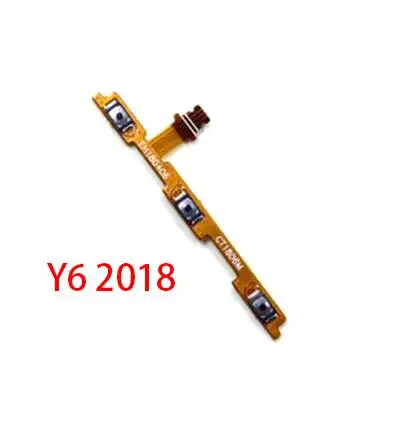 Y6 2018 10 шт./лот, включение/выключение питания, громкость ключ для боковой кнопки гибкого кабеля для huawei Y5 Y6 Y7 Pro Y9 Prime Запчасти для авто - Цвет: Y6 2018