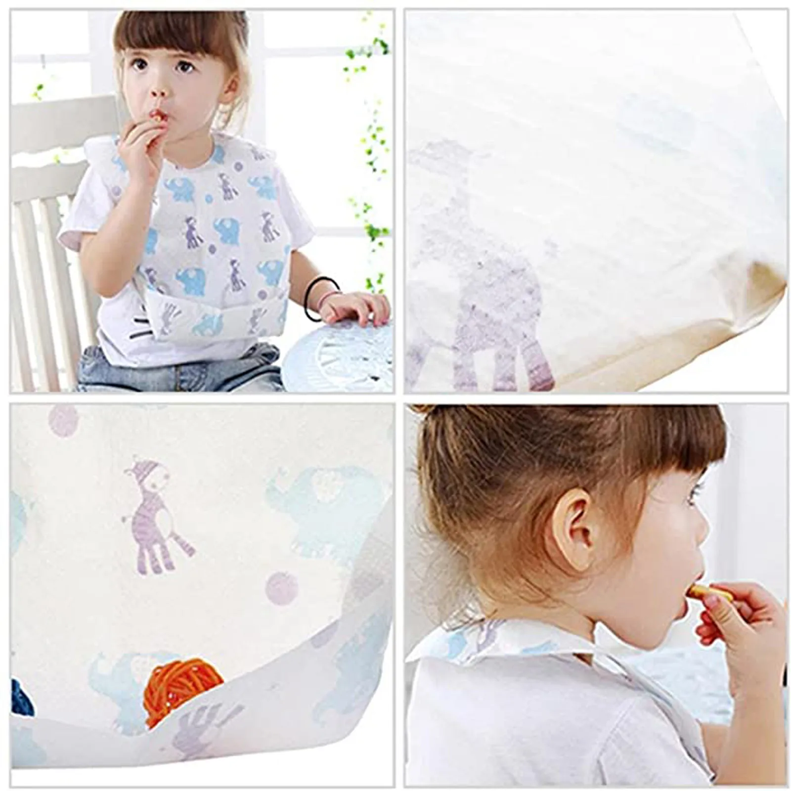 Нагрудники детские одноразовые из слюнявчик для детей у которых режутся зубы