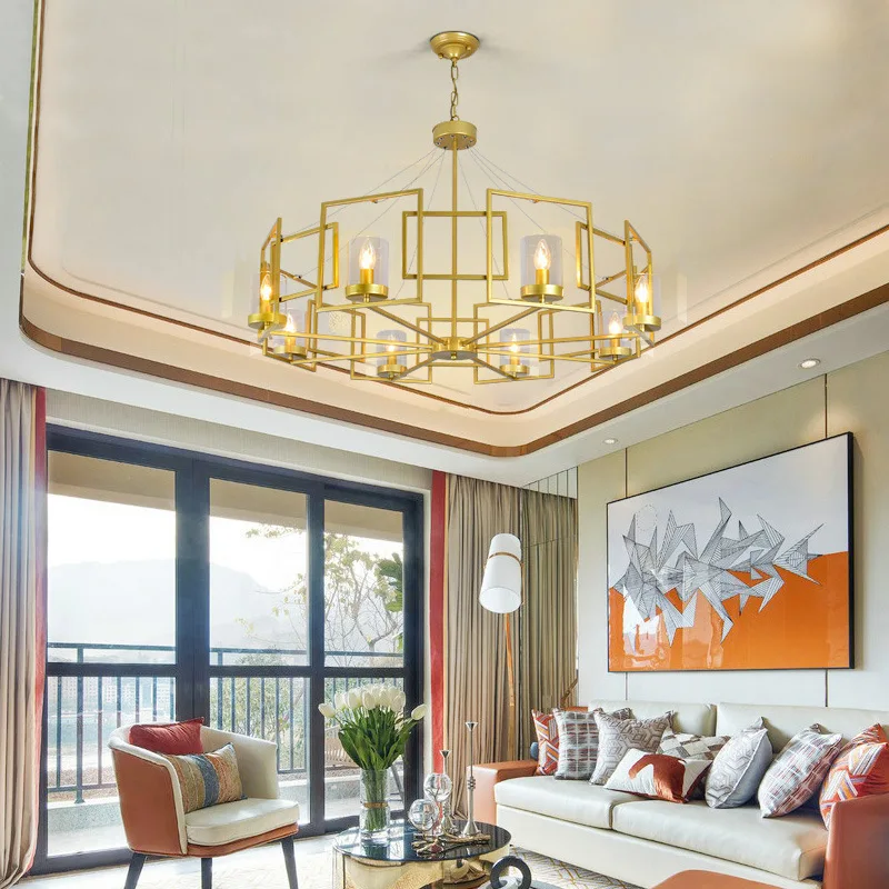 Post Modern A Living Room Chandelier Continuous System Concise Illuminations Northern Europe Originality Led Compound Floor | Лампы и