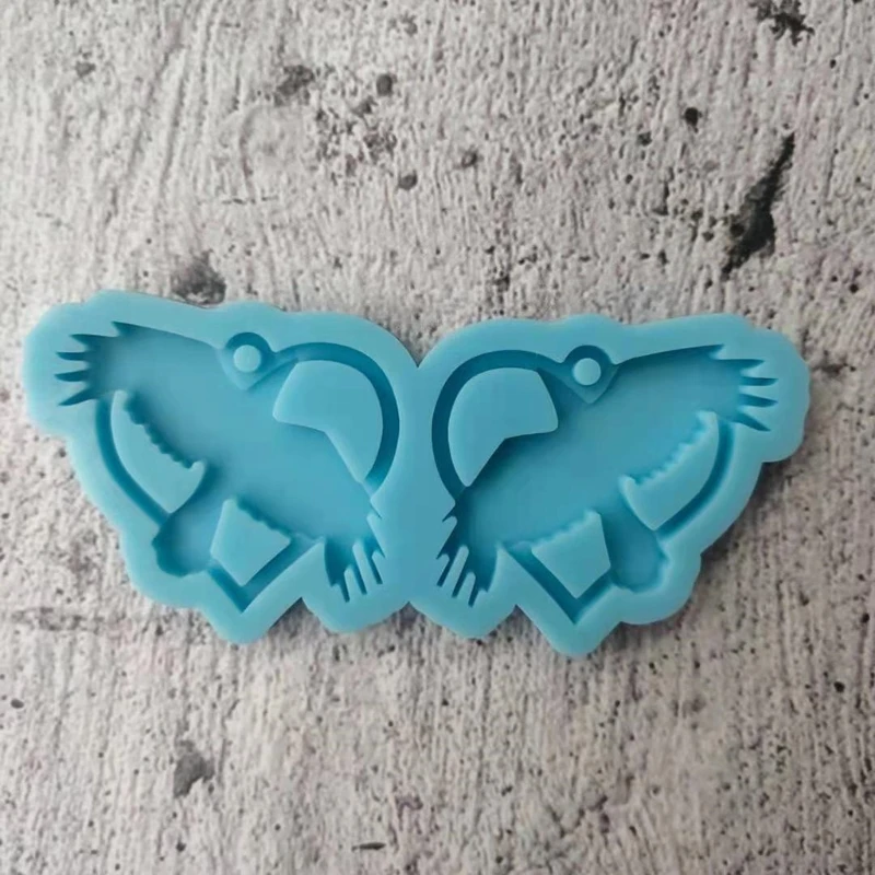 

Epoxy Resin Mold Heart Earrings Pendant Silicone Mould DIY Crafts Jewelry Tool