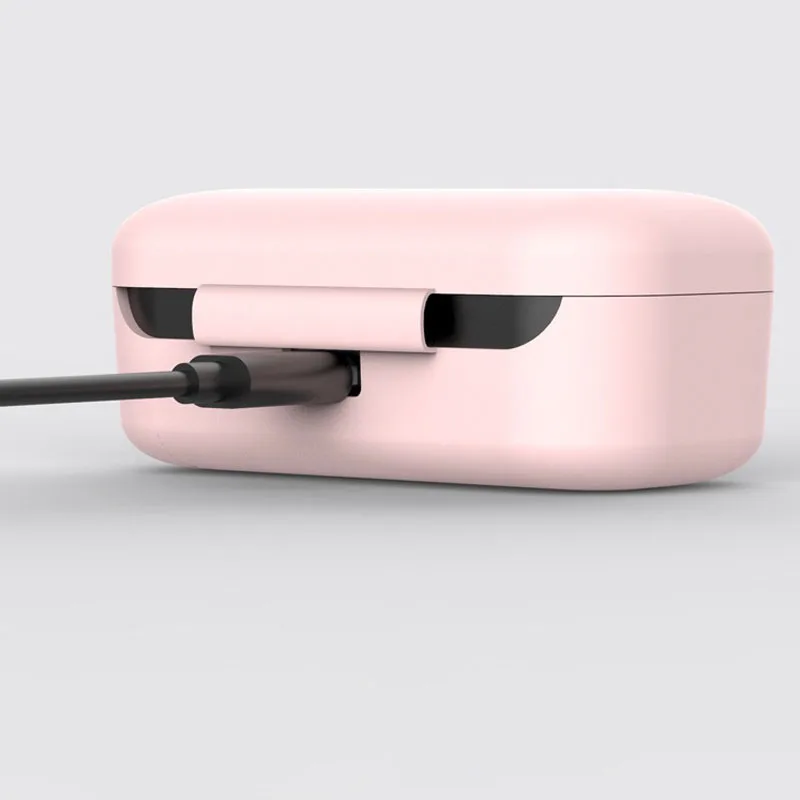 Cute Silicone Case for QCY T5 T5s Protective Wireless Bluetooth Earphone Portable Headset Cover with Anti Lost Buckle | Электроника