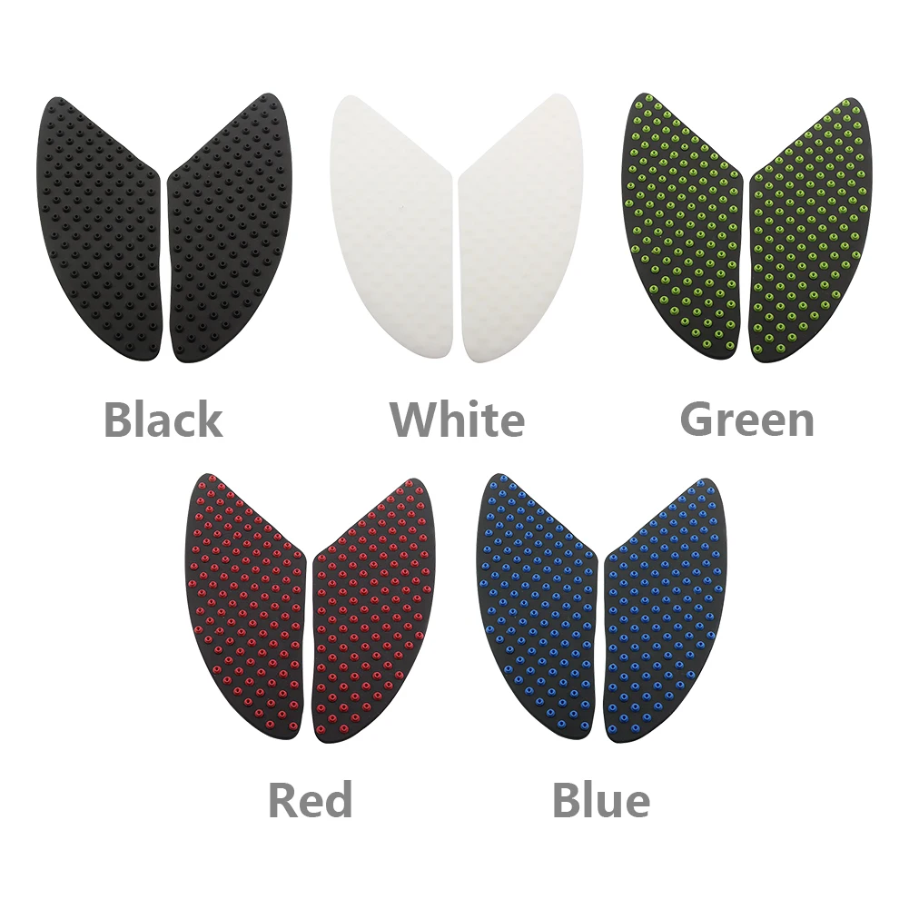 

2pcs Traction Adhesive Side Styling Fuel Tank Pad Durable Sticker Universal Motorcycle Decals Non Slip Knee Grip Racing