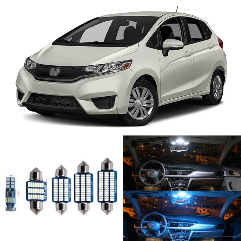 9 шт. белые светодиодные с Canbus фонарные лампочки Автомобильные интерьерные