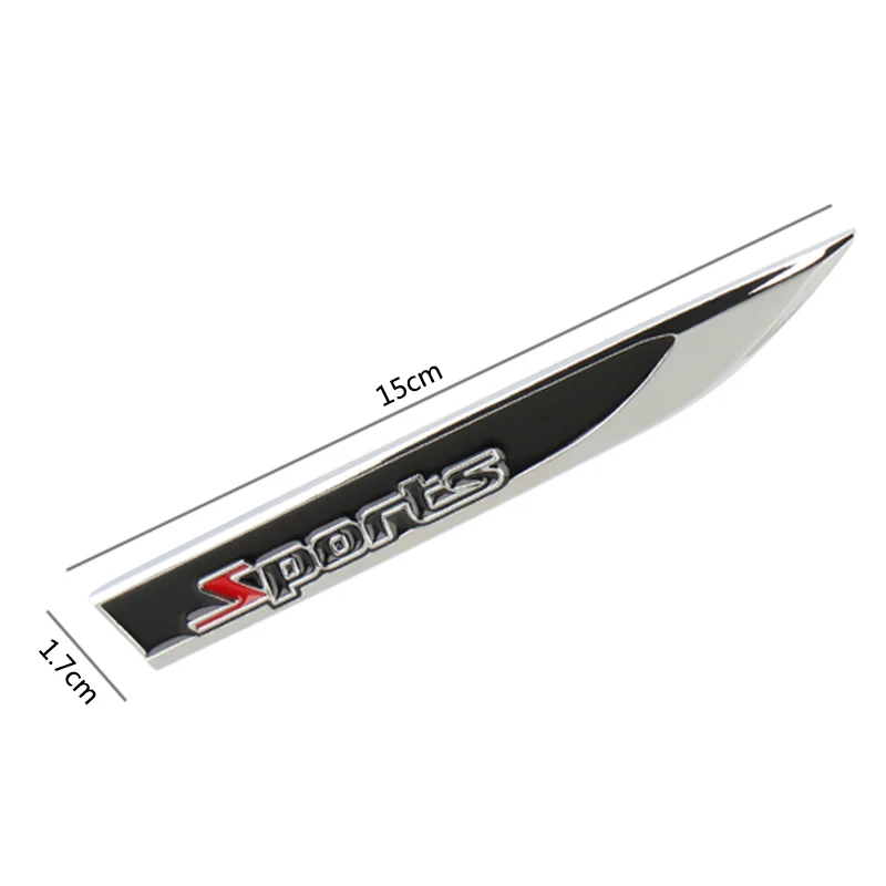

2pcs Metal+Resin Car Chromed Emblem Badge Decal Sticker Cars Fender Side Stickers for KIA K2 Rio Ceed Sportage Sorento Cerato