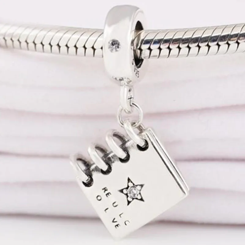 

100% 925 Sterling Silver Charm Creative Fashion Travel Passport Pendant Fit Pandora Women Bracelet & Necklace Diy Jewelry
