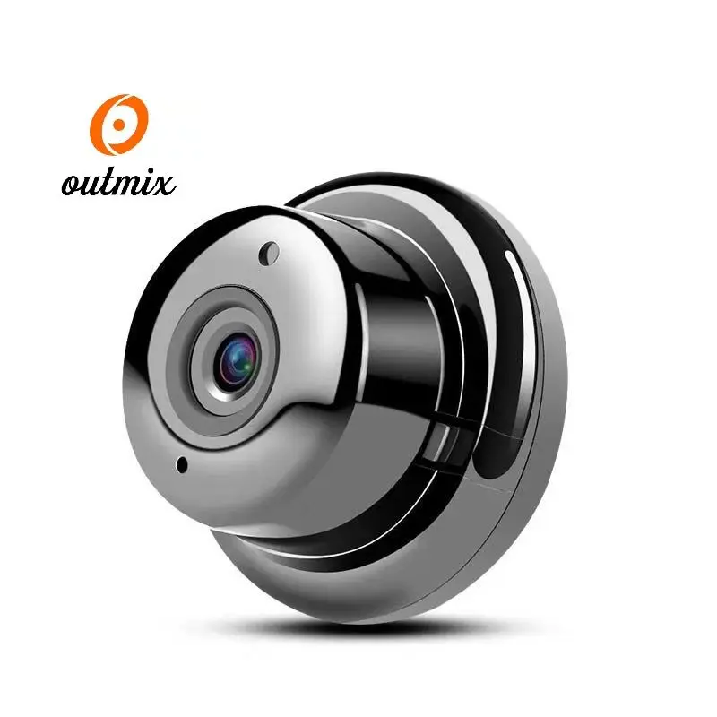 Домашняя мини камера видеонаблюдения V380 Wi Fi 720p ip беспроводная инфракрасная