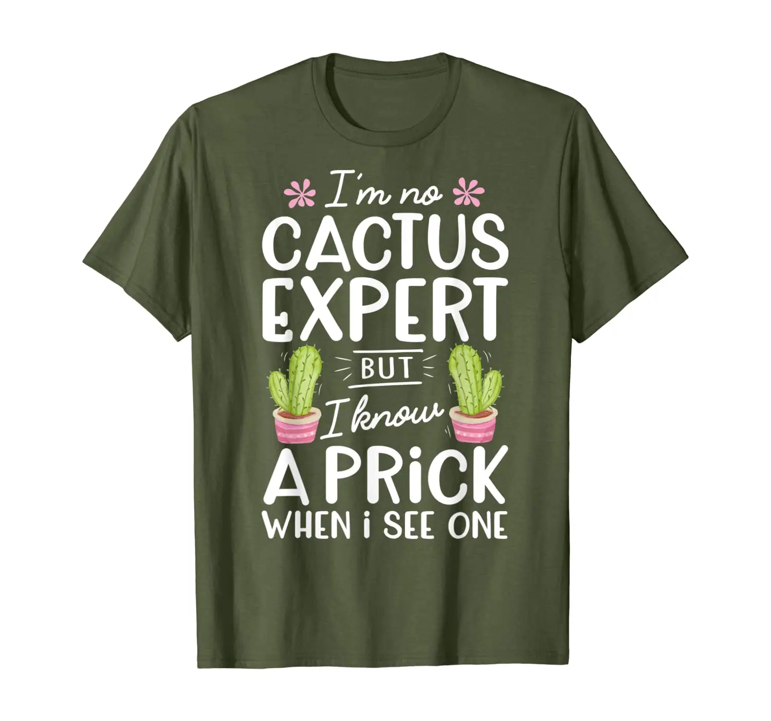 

I'm No Cactus Expert But I Know A Prick When I See One Gift T-Shirt