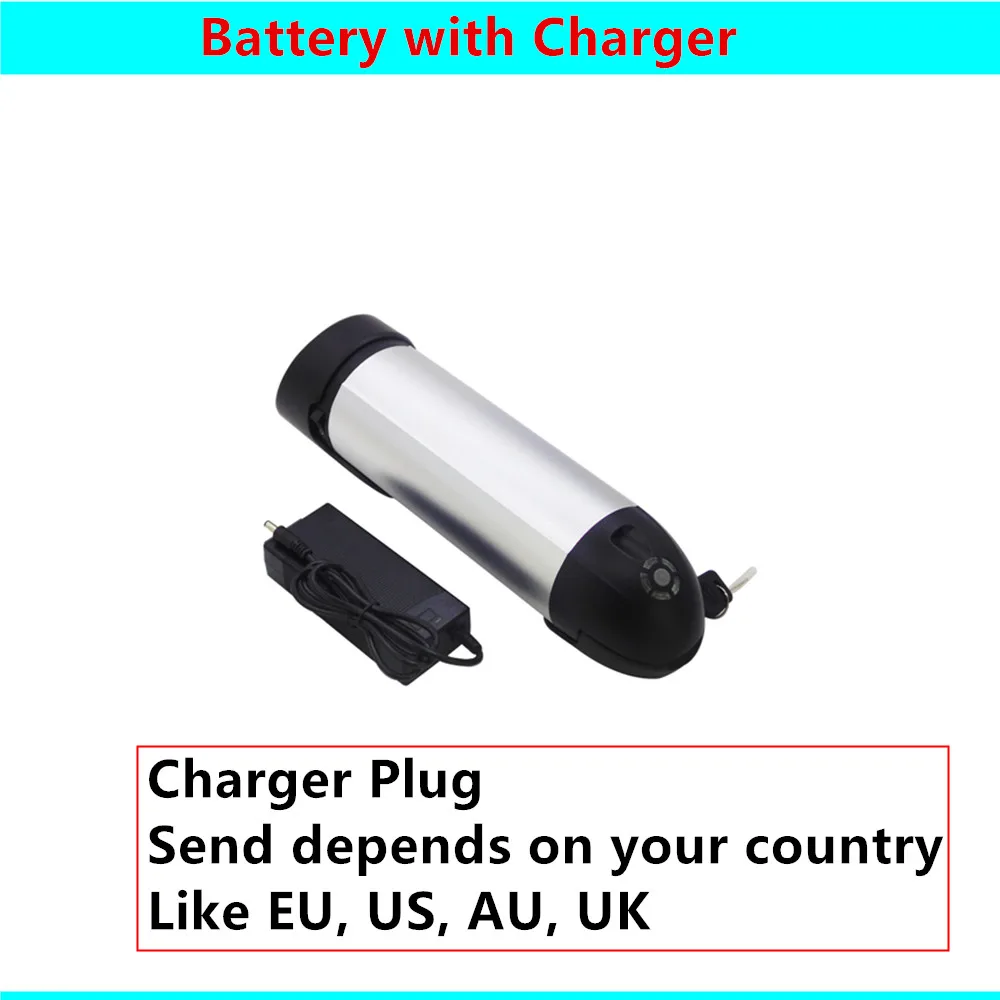 Горный велосипед с бутылочкой для воды 36 В 8 Ач 10 12 13 14 15