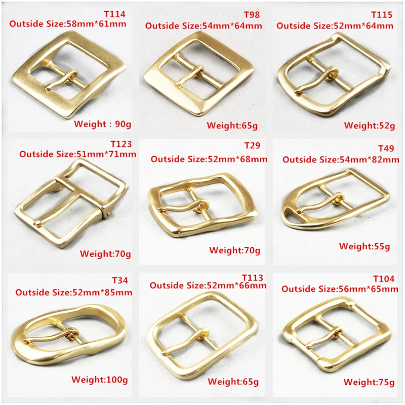 Пряжка из твердой латуни для ремня 40 мм|belt buckle|roller bucklecenter bar buckles |