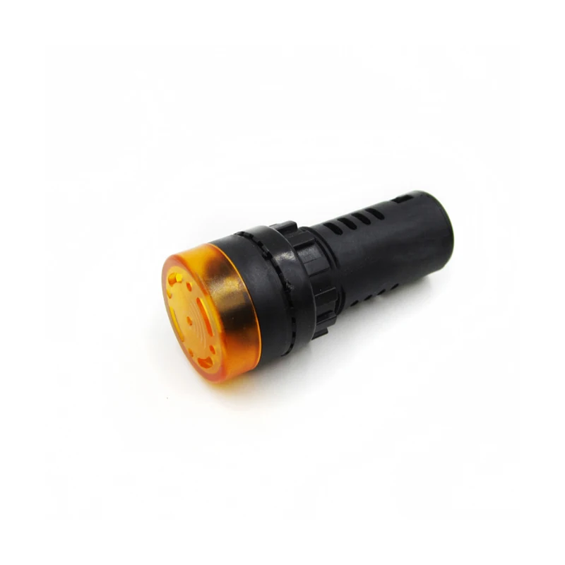 Желтый AC/DC 12V светодиодный активный зуммер аварийный сигнал индикатор лампы AD16-22SM