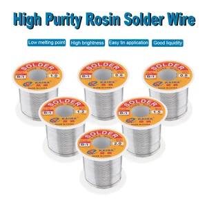 KAINA сварочная проволока 0,60,81,01,21,52,0 мм паяльного олова 350g 6367 припой проволока низкой температурой плавления для электрического паяльника
