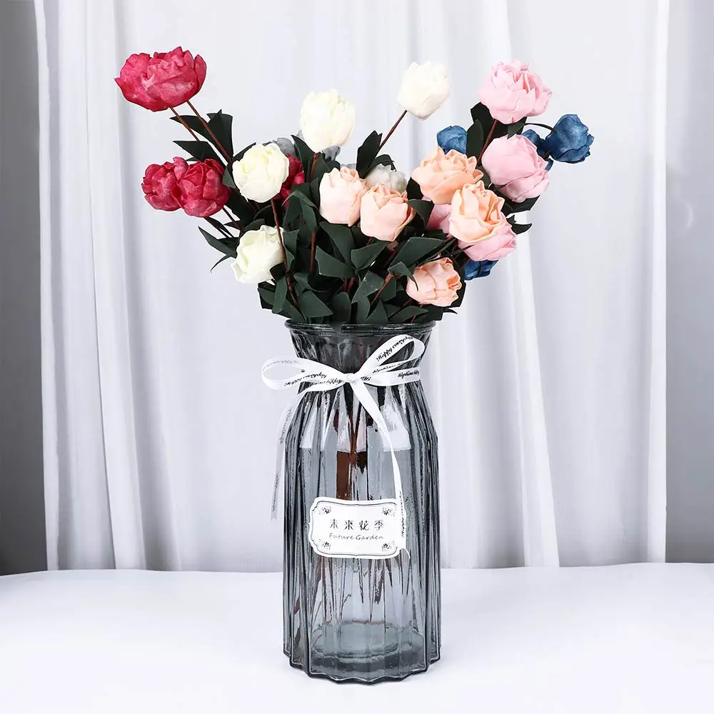 6 голов/букет розы Декор Искусственный цветок домашний декор имитация поддельных