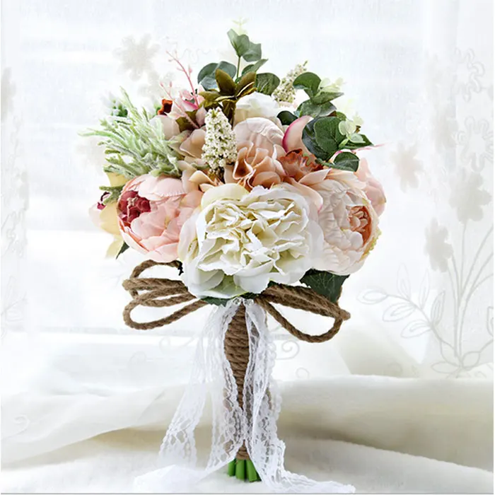 

Elegant Bridal Bouquet Accessories Bridesmaid Simple Designed Party Wedding