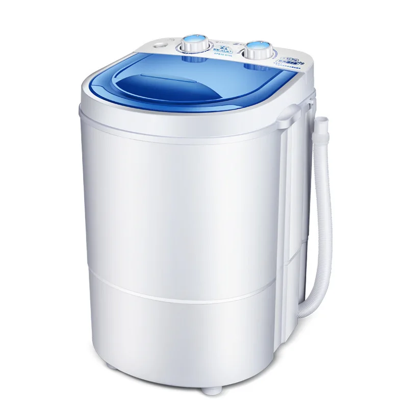 

3.0KG kg single-barrel single-cylinder small mini washing machine semi-automatically comes with leaching dehydration