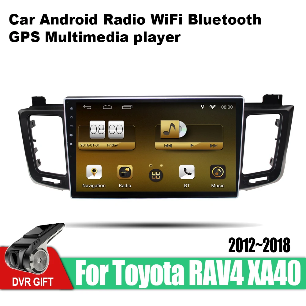 Автомобильный мультимедийный плеер на Android с GPS для Toyota RAV4 XA40 2012 ~ 2018 аксессуары