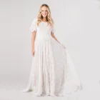 Платье для беременных с V-образным вырезом и коротким рукавом