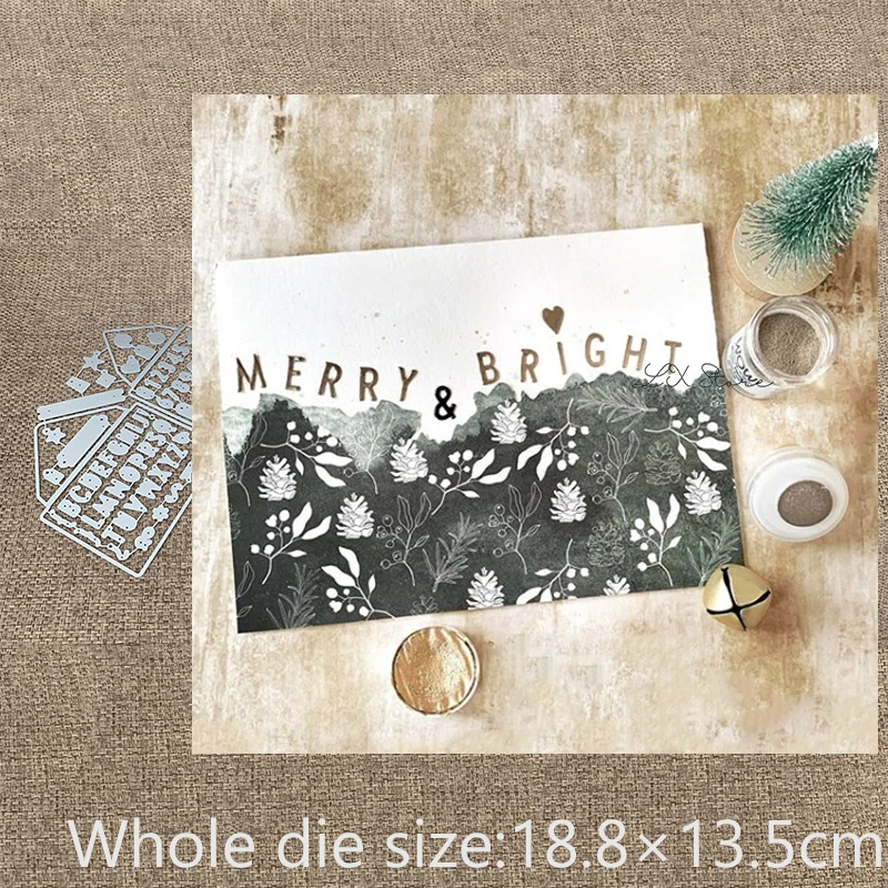 XLDesign ремесло металла высечки трафарет письмо конверт украшения бумажная