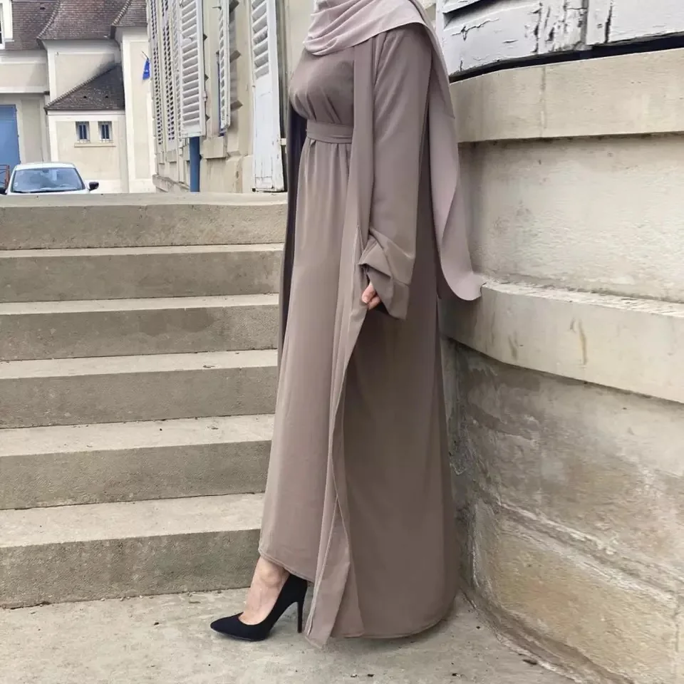 Kaftan Dubai Abaya Turkey Kimono Cardigan Islam Muslim Hijab Dress Jilbab Abayas For Women Robe Ete Caftan Islamic Clothing