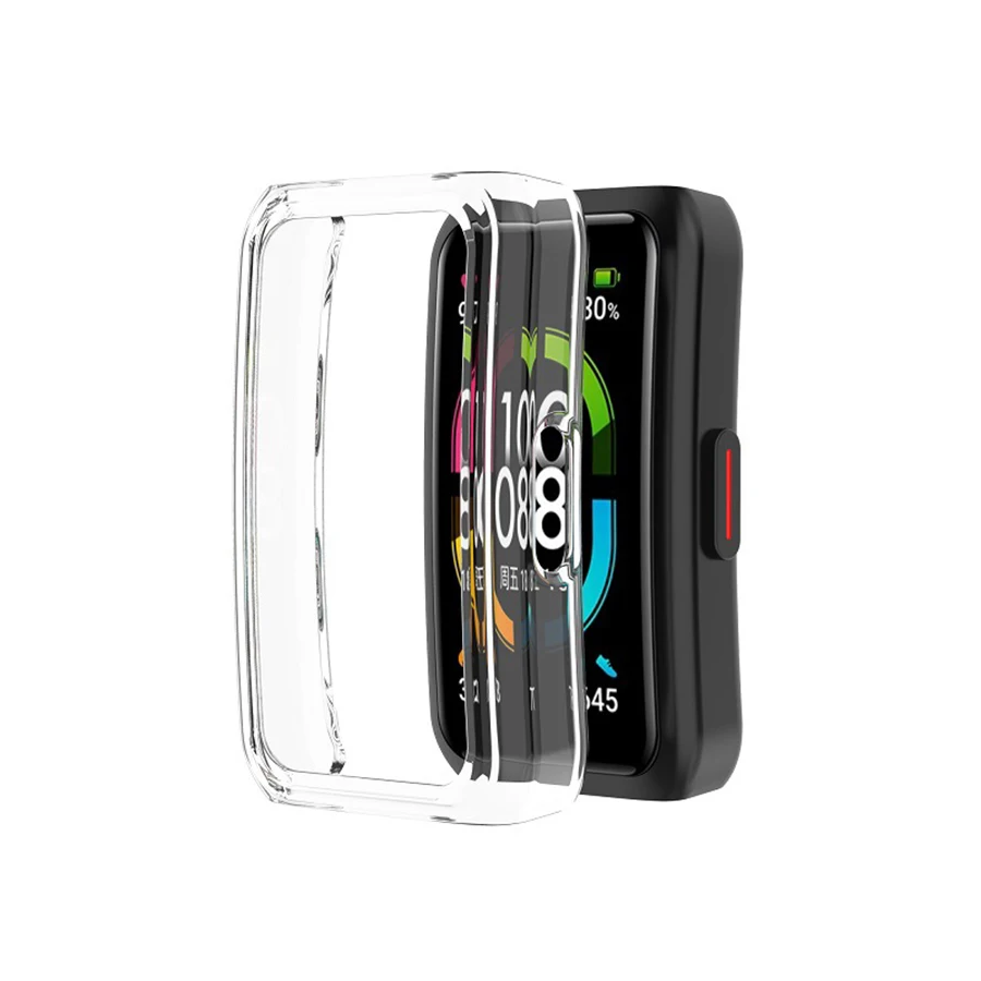 

Soft TPU Protective Cover Case for Huawei Honor Band 6 Smart Watch Accessory Protector Frame Bumper Shell for Honor Band 6 Case