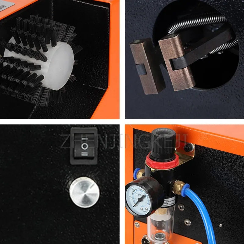 

220V Shielded Wire Sub-Line Machine Weave Brush Thread Twisting Equipment Pneumatic Type Thread Rolling Tool Route String 5-60mm