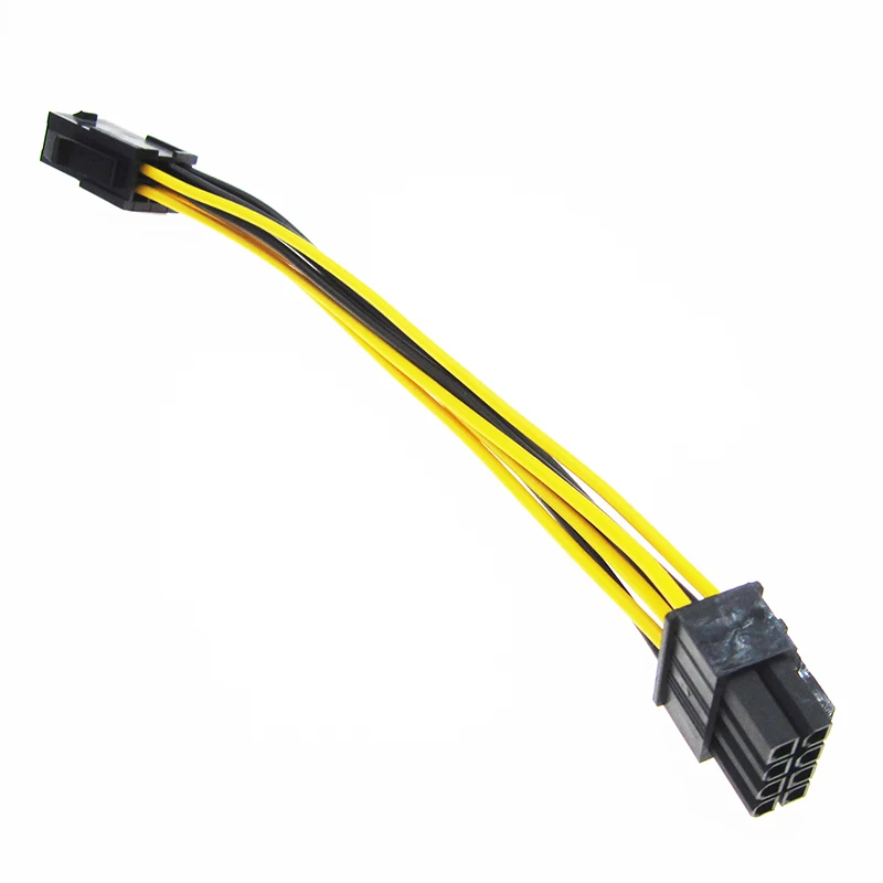 20 см PCIe Express 4 6 контактный к 8 адаптер питания кабель для видеокарты разъем