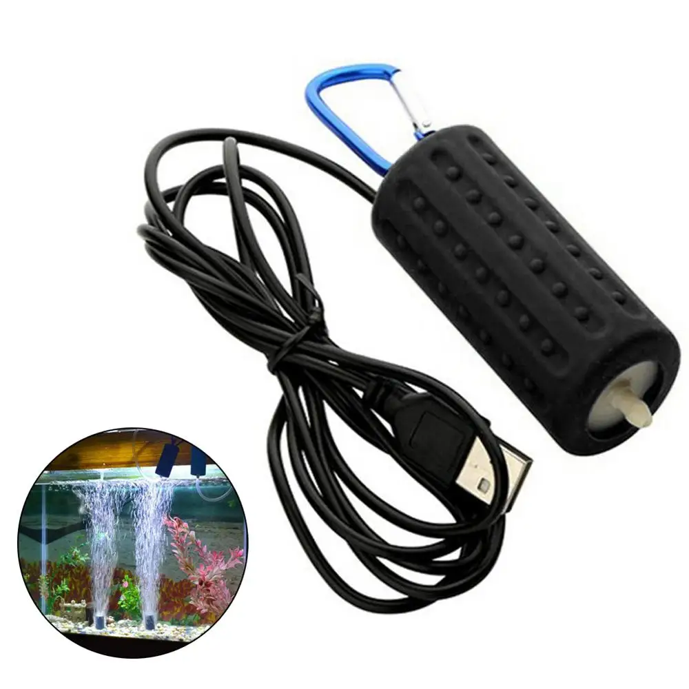 Usb мини аэрационный насос воздушный аэратор для аквариума Ультра тихий аквариум