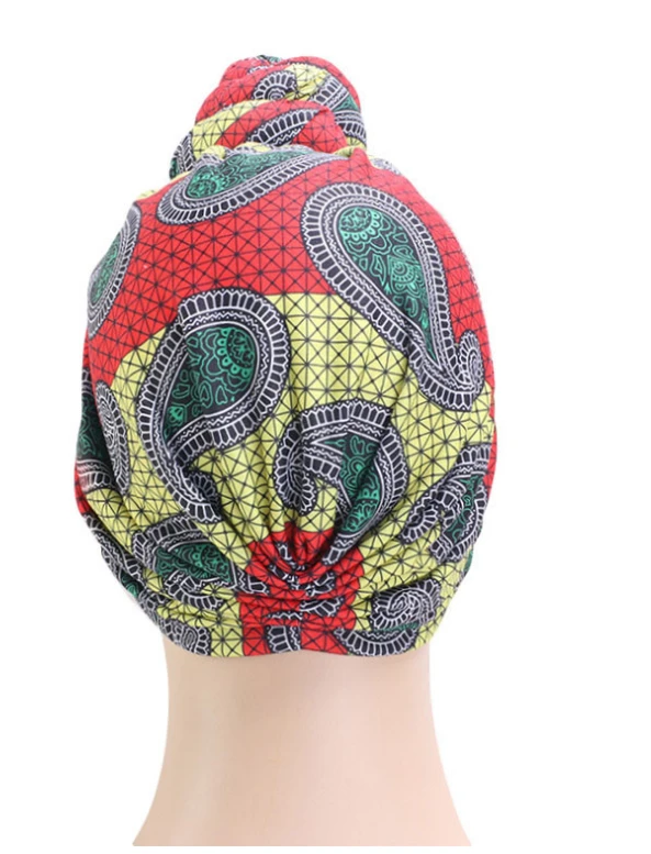 Головной платок Африка цветочный принт Бандана тюрбан обертывание головные