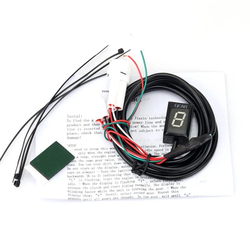 Мотоцикл Ecu 1-6 индикатор скорости передач Индикатор передачи дисплей для Yamaha FZ6 FZ6S
