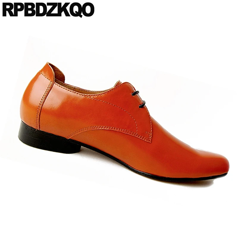 Повседневные коричневые туфли оксфорды на шнуровке 2021 из натуральной кожи в