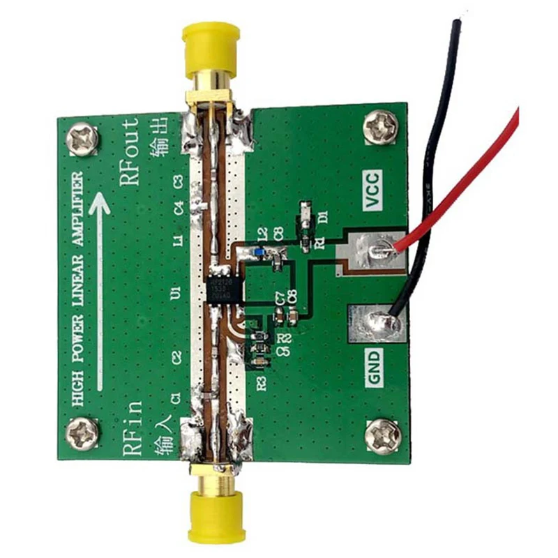 RF2126 2 4 GHZ широкополосный RF усилитель мощности 400 M-2700 MHZ 1W для WIFI Bluetooth Ham радио |