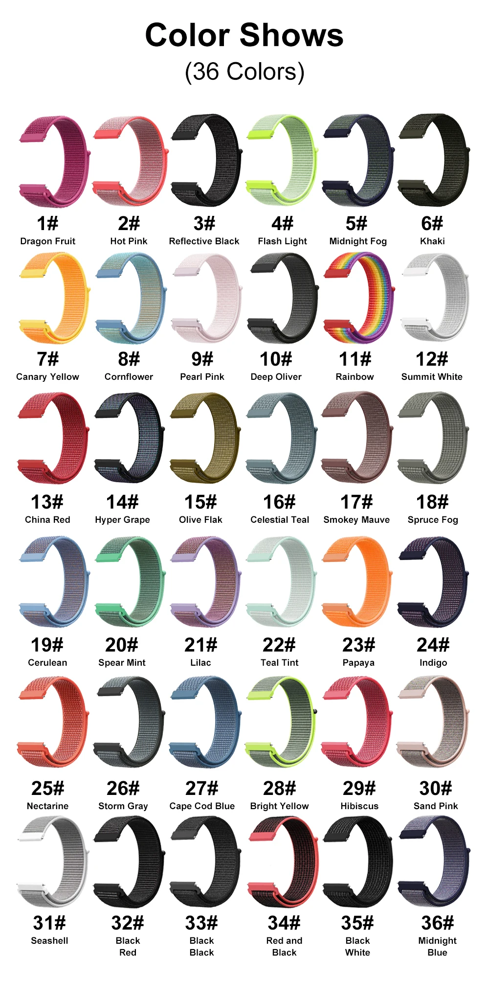 UEBN 20 мм 22 мм нейлоновый спортивный ремешок для Garmin Vivoactive 3 4 Venu/GarminMove/Forerunner 245 645 ремешок для наручных часов