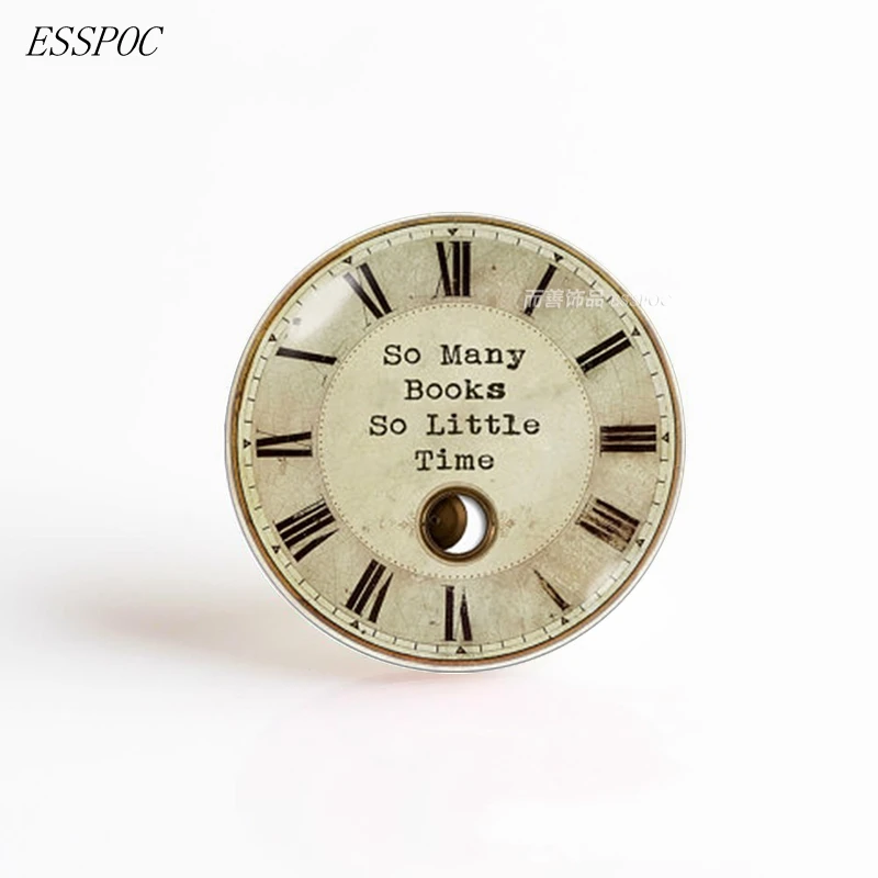 5 шт./лот столько книг сколько времени художественное фото с цитатами 25 мм