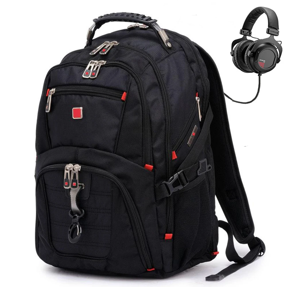 

17,3 "рюкзак для ноутбука, водонепроницаемый USB зарядный порт, многофункциональные рюкзаки, школьный ранец Mochila, походная дорожная сумка, рюкз...