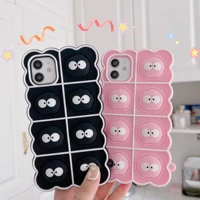 pop fidget toys phone case for iphone 12 11 pro max x xr xs max 6 6s 7 8 plus reliver stress bubble sensory soft silicone cover