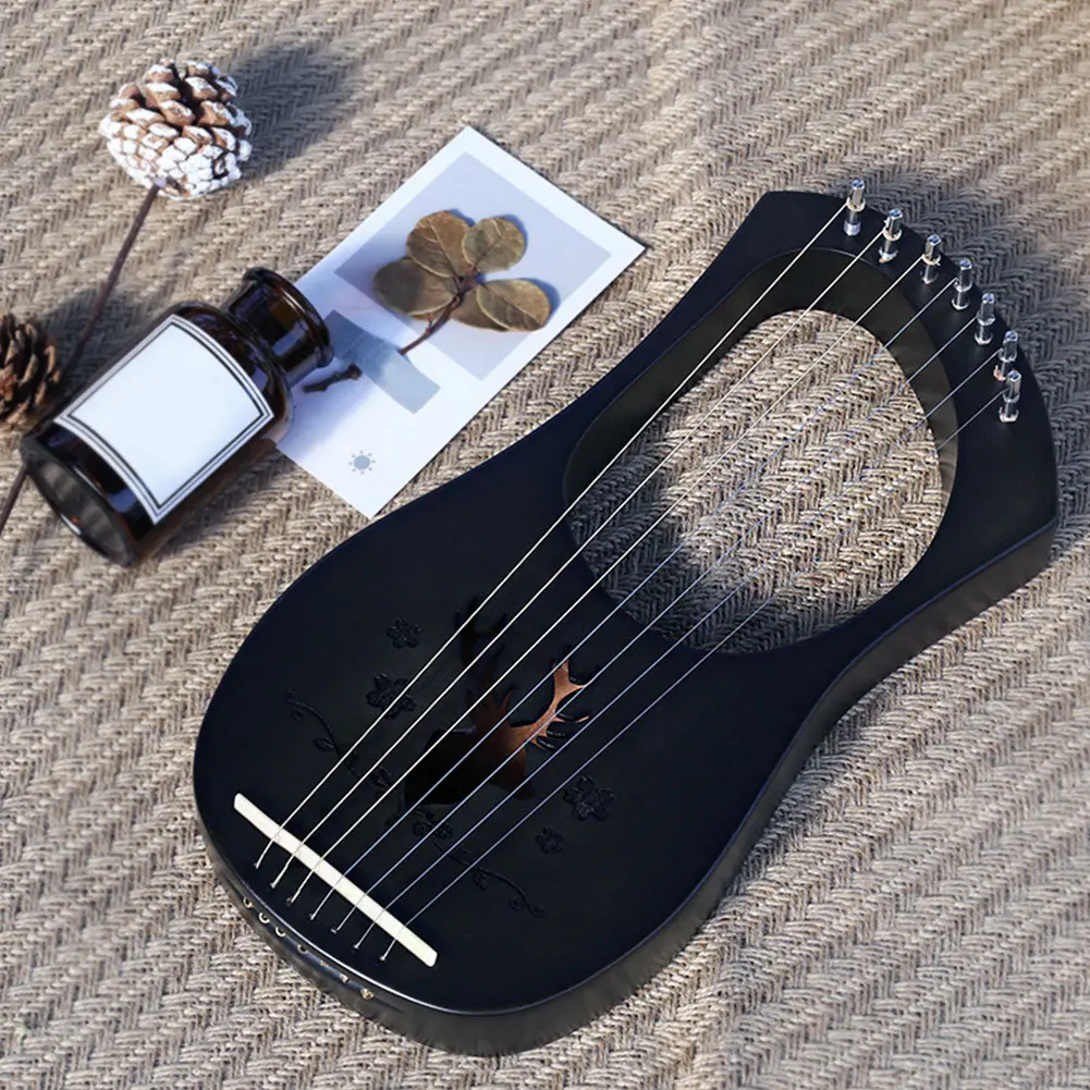 3 Инструмент для детей 7-String деревянные развлечения из красного дерева легкий подарок компактный музыкальный Профессиональный Lyre ксилофон - Цвет: 3