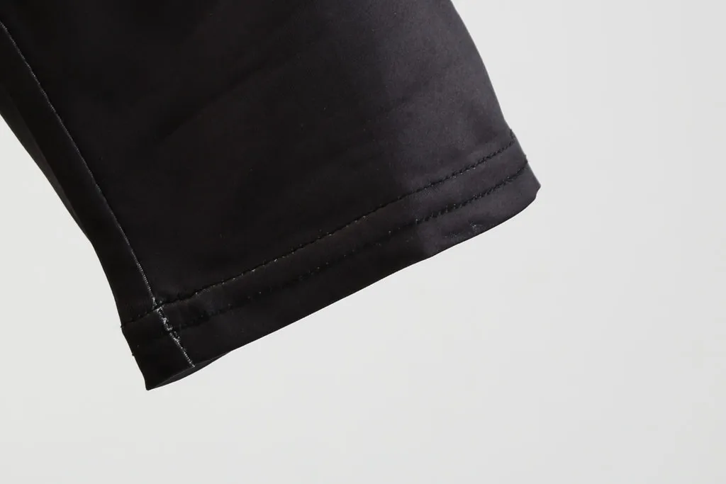 Женское винтажное платье с пышной юбкой черное длинным рукавом принтом тыквы