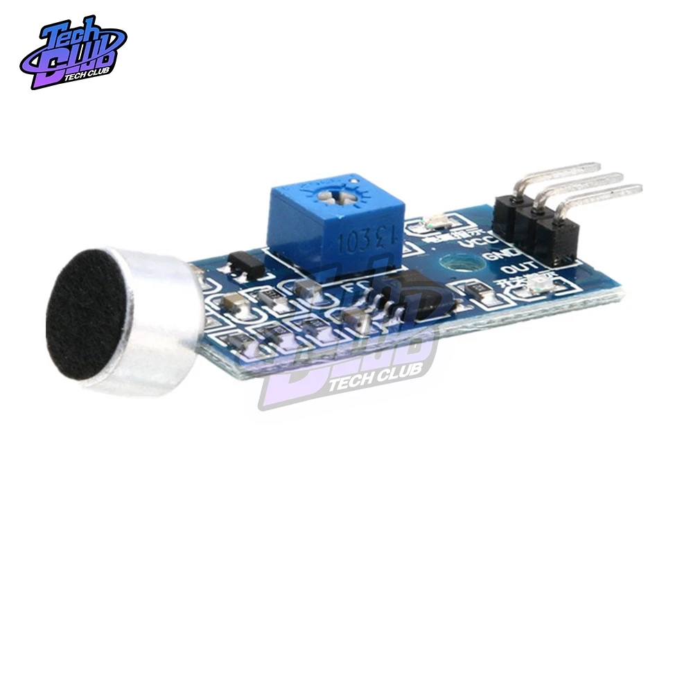 3-контактный голосовой модуль датчика обнаружения звука умный робот-вертолет