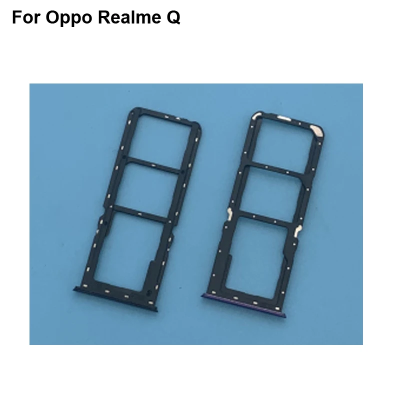 2 шт. для Oppo Realme Q Новый испытания хорошие Sim держатель карт лоток отделение в