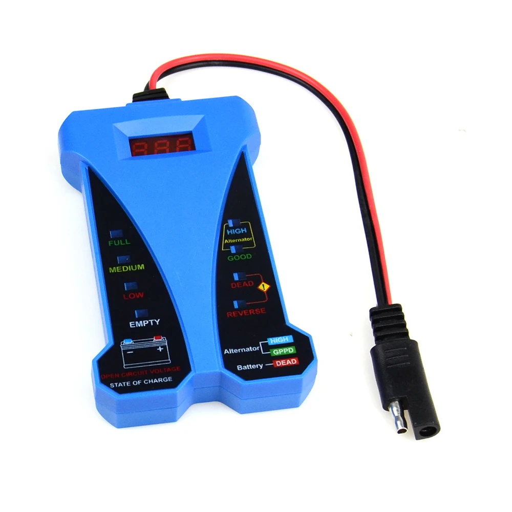 2019 Новый DC 12V светодиодные ленты цифровой Батарея Тестер Вольтметр и зарядки