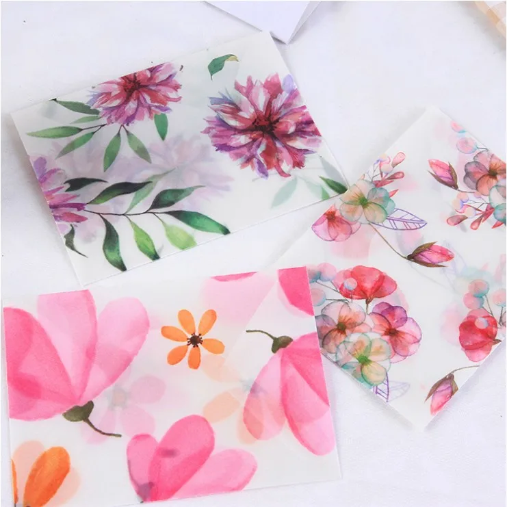 

6pcs Per Lot Greeting Card Envelope Blessing Party Wedding Invitation Ranslucent Envelope Special Sulfuric Acid Paper Plant